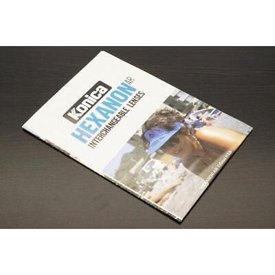 Konica Hexanon AR Interchangeable Lenses Fold Out Booklet/Poster