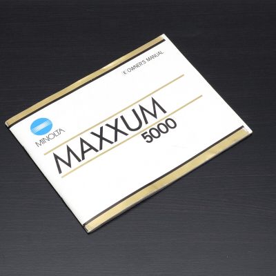 Minolta Maxxum 5000 Instruction Manual