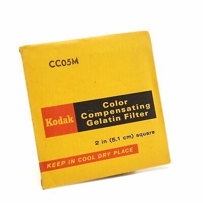 Kodak CC05M Color Compensating Gelatin Filter 2 inch (5.1 cm) Square