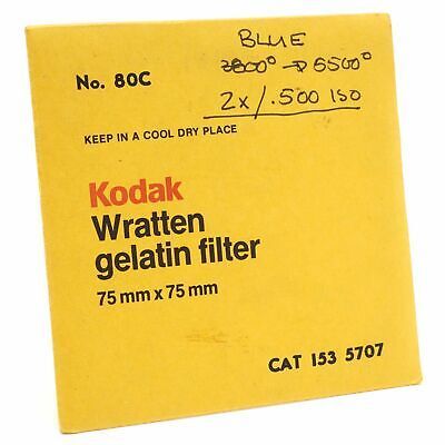 kodak No. 80C Wratten Gelatin Filter 75mm x 75mm