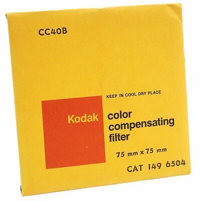Kodak CC40B Color Compensating Filter 75mm x 75mm