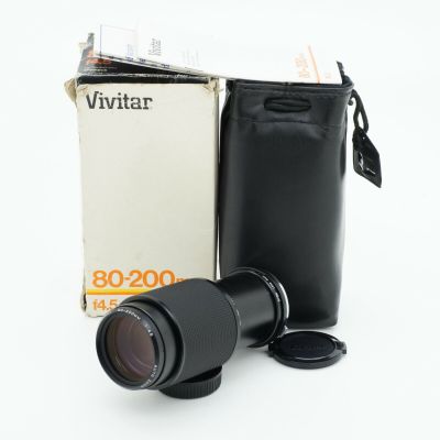 Vivitar 80-200mm F/4.5 Auto Zoom for Olympus OM Mount Cameras