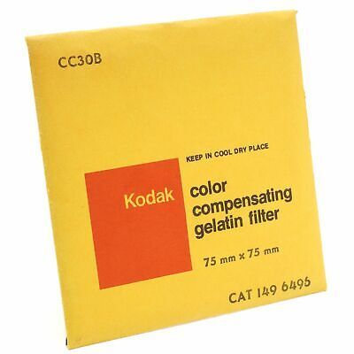 Kodak CC30B Color Compensating Gelatin Filter 75mm x 75mm