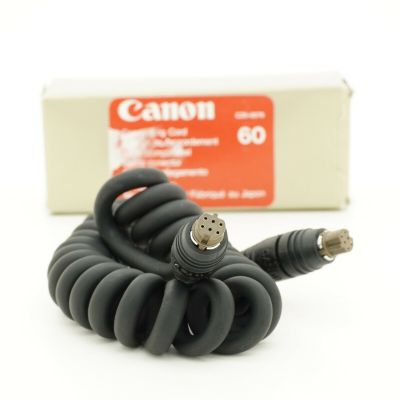 Canon Connecting Cord 60 - (2ft.) Coiled Flash Cord for EOS SLR Film Cameras