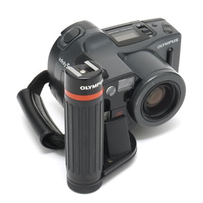 Olympus Infinity SuperZoom 300 Film Camera w/ Grip