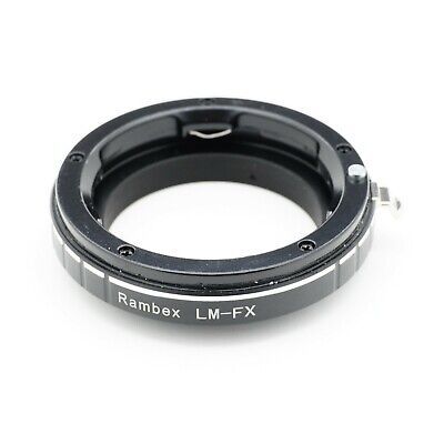 Rambex LM-FX Mount Adapter for Leica M Lens to Fuji X-Mount Camera