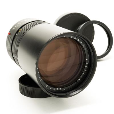 Leica Leitz 250mm F/4 Telyt-R 3-Cam Lens w/14165 Series VIII- 72 Filter Adapter