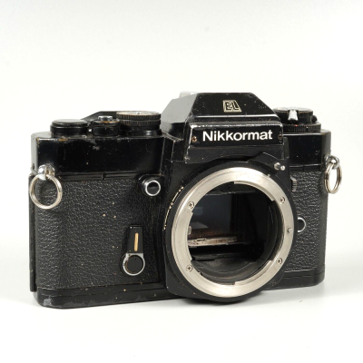 Nikon Nikkormat EL SLR Film Camera Body Black