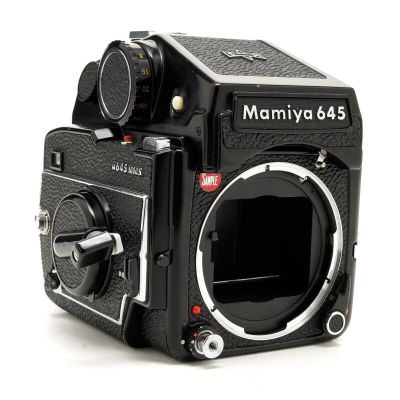 Mamiya M645 1000S Film Camera Sample Body w/120 Insert & PDS Prism PD Finder S