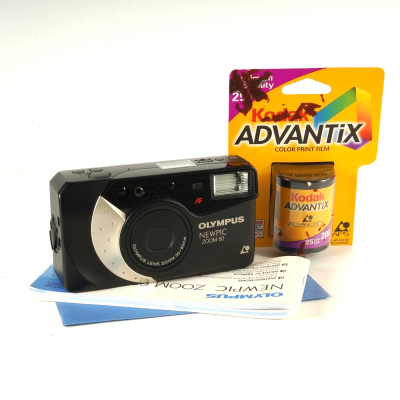 Olympus NEWPIC ZOOM 60 Point & Shoot APS Film Camera w/ 1 Roll of Film