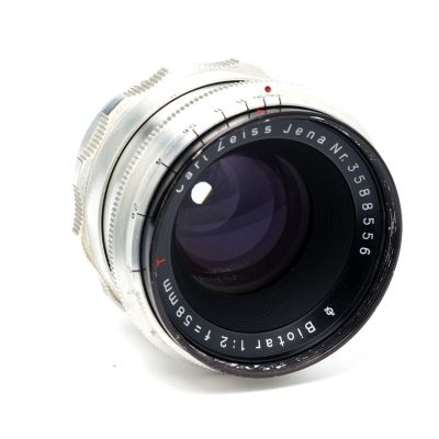 Carl Zeiss Jena Biotar 58mm f/2 T Lens for Exakta Mount