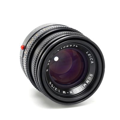 Leica Summicron-M 50mm f/2 Black 6-Bit E39 Lens 11826