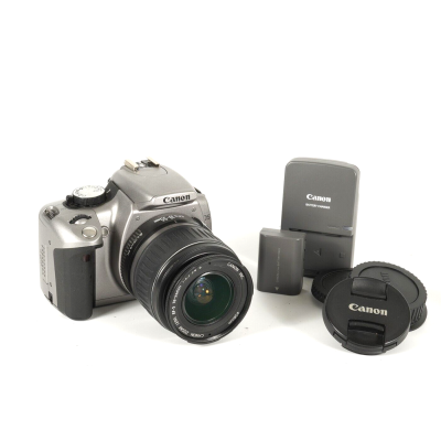 Canon EOS Rebel XT 8MP Digital SLR Camera w/ EF-S 18-55mm f/3.5-5.6 II Lens