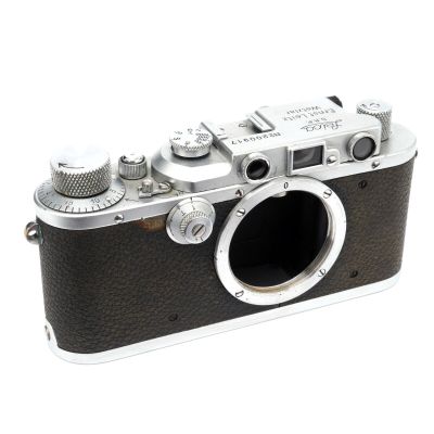 Leica III Upgraded to IIIa Film Rangefinder Camera Chrome