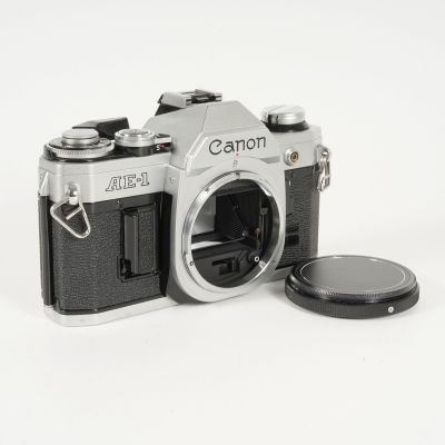 Canon AE-1 SLR Film Camera Body Chrome